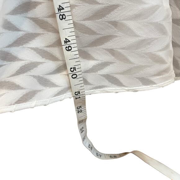 Sachin & Babi White Wrap Maxi Dress Sz 12 Elegant Long Sleeve V Neck Wedding NWT - Picture 12 of 16